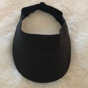 Lululemon adjustable black visor